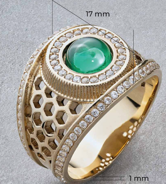 ANILLO TELMA ORO LAMINADO 18K