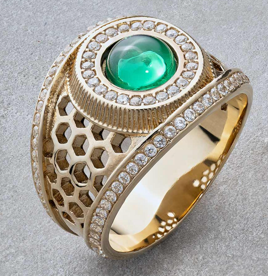 ANILLO TELMA ORO LAMINADO 18K